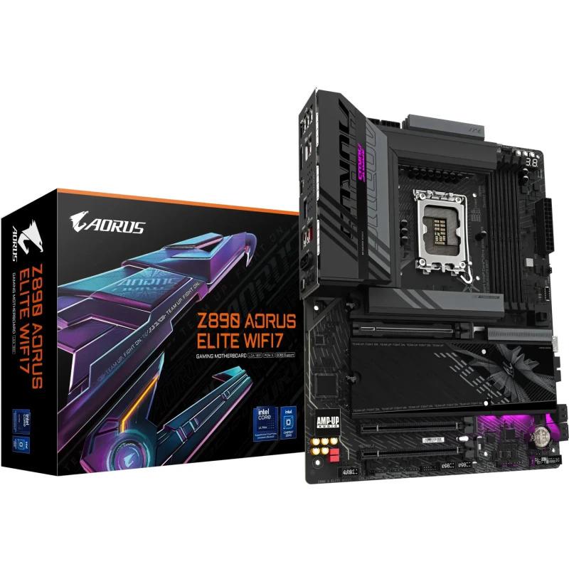 Placa de baza Gigabyte Z890 AORUS ELITE WIFI7, Socket 1851, DDR5, ATX