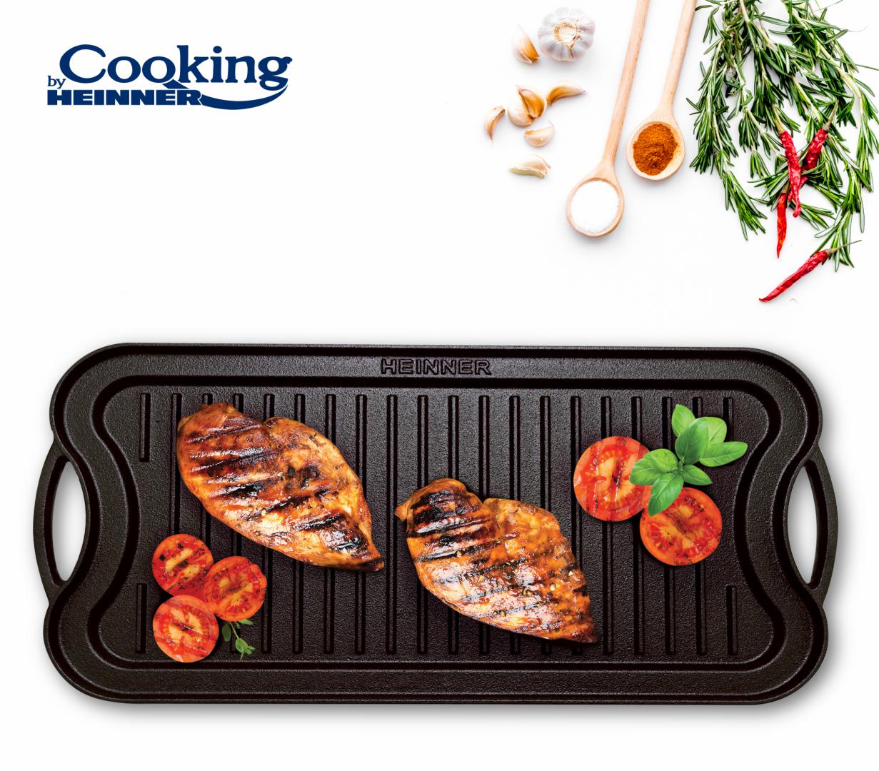 TAVA GRILL/PLITA FONTA PURA, 51X26X2.5 CM, COOKING BY HEINNER