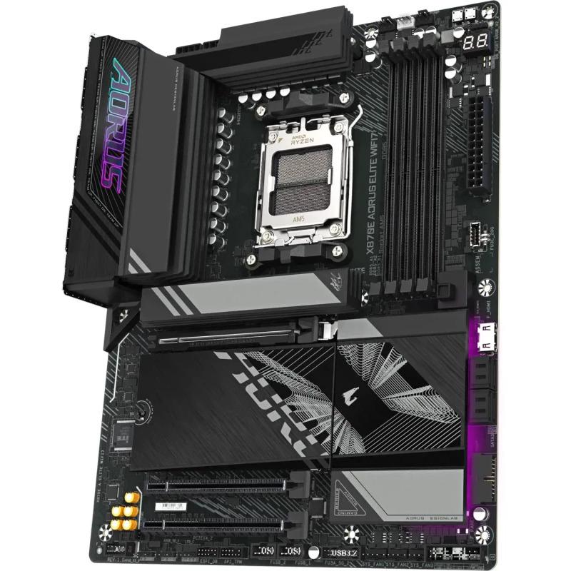 Placa de baza Gigabyte X870E AORUS ELITE WIFI7, Socket AM5, DDR5, ATX