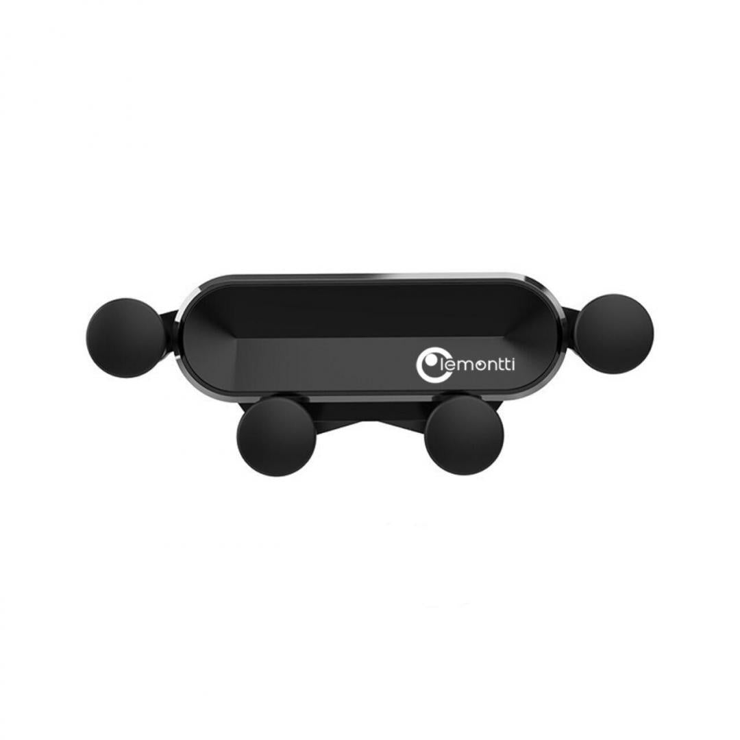 Lemontti Suport Auto Gravity Balance, prindere la sistemul de ventilatie, Negru