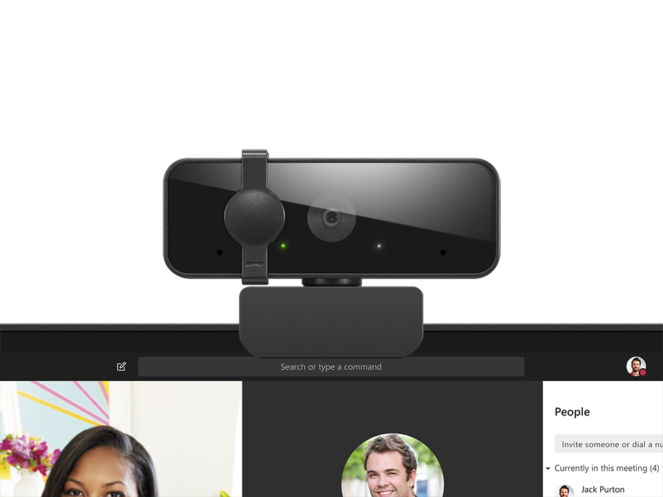 Camera web Lenovo 310 FHD cu microfon integrat; conectivitate: USB-A, rezolutie: 1920x1080 la 15fps, 20fps, 25fps, 30fps (MJPEG); camp vizual: 85°; compatibila cu: Windows 10, Windows 11, Mac OS, ChromeOS; greutate: 251g; culoare: negru