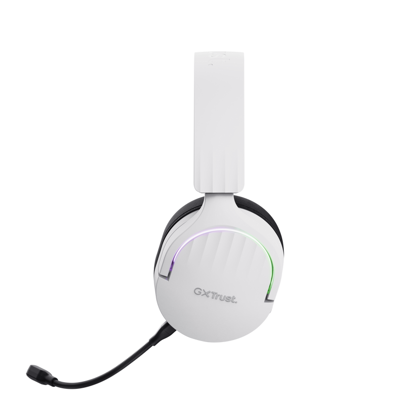 Casti gaming Trust GXT 491W Fayzo wireless, conectivitate bluetooth, incarcare USB-c, frecventa de raspuns 20 Hz - 20.000 Hz, sensivitate 100 dB, alb