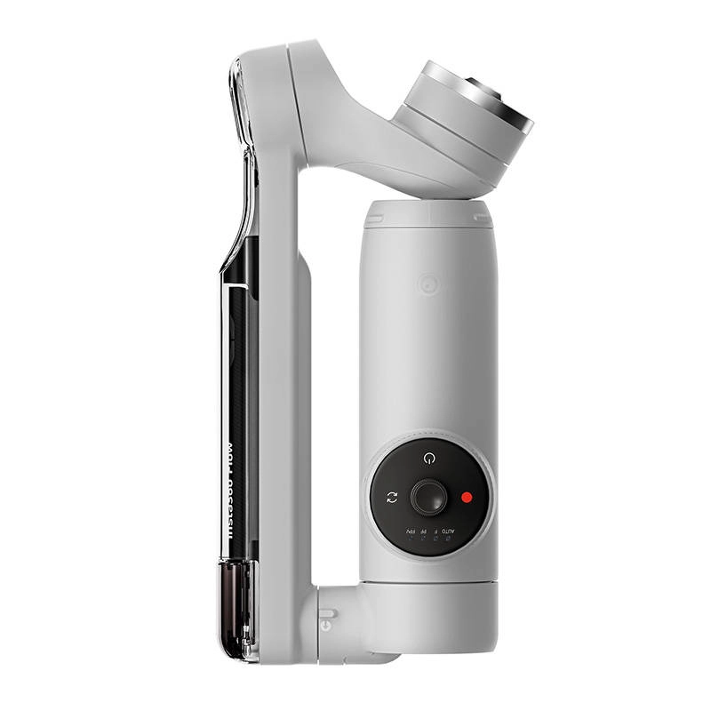 Insta360 Flow Stabilizer, lungime selfie stick incorporat 215mm, dimensiune trepied incorporat 80mm, alb