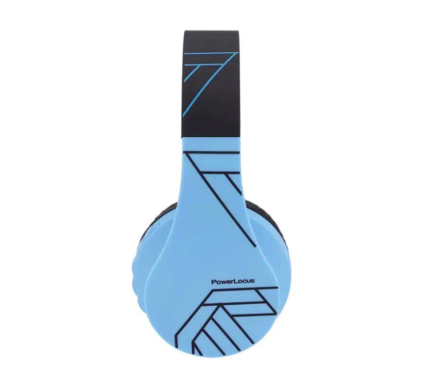 Casti Gaming Head-band PowerLocus P1, Wireless, Albastru