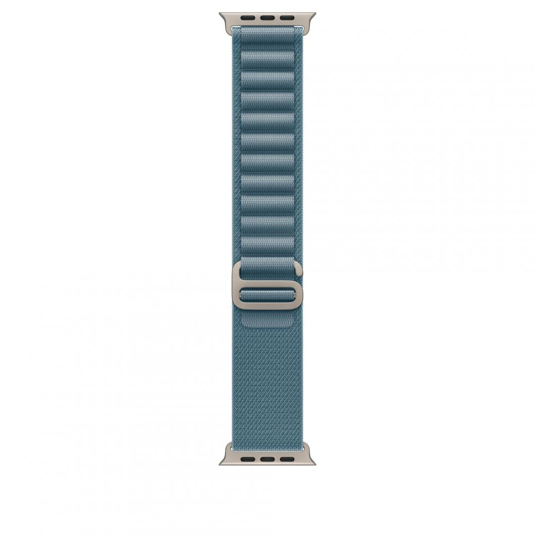 49mm Light Blue Alpine Loop - Small - Natural Titanium Finish