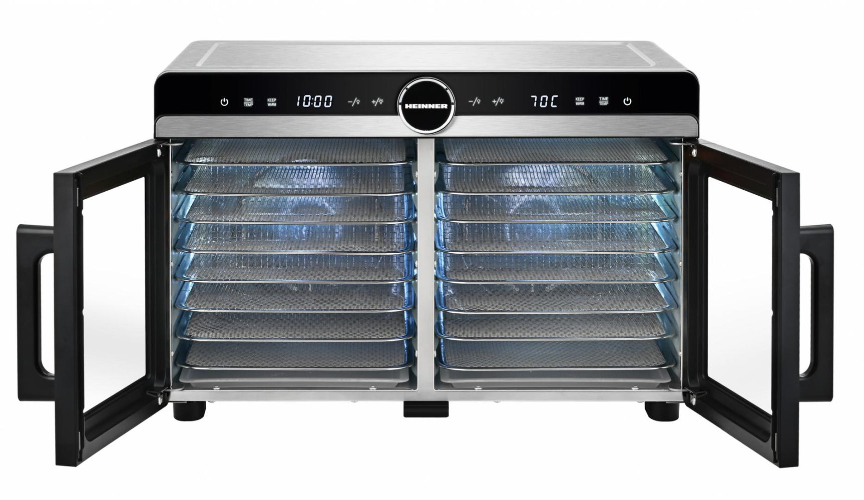 DESHIDRATOR FRUCTE SI LEGUME HEINNER DUALDRY ELITE HFD-KDDB1400BKSS