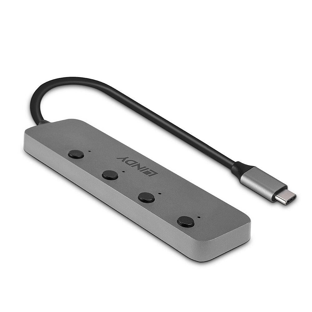 Hub Lindy cu 4 porturi USB 3.2 Gen,