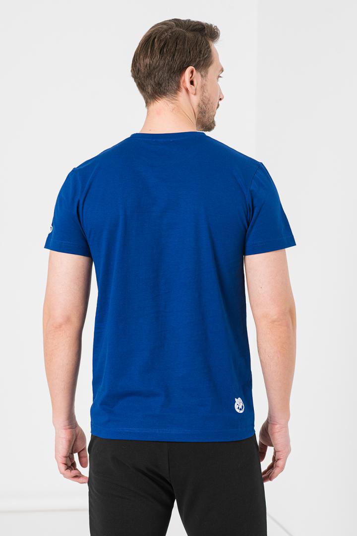 TRICOU LOGO MULTICOLOR BARBATI ROYAL BLUE-L