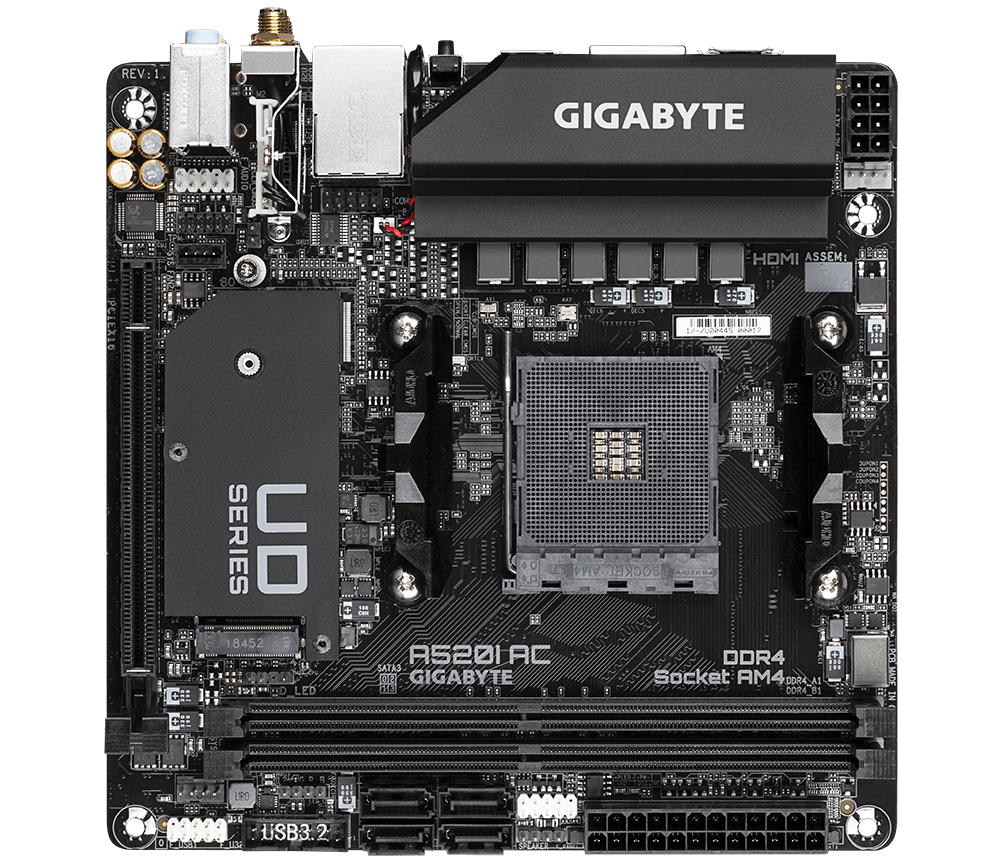 Placa de baza Gigabyte A520I AC AM4 DDR4