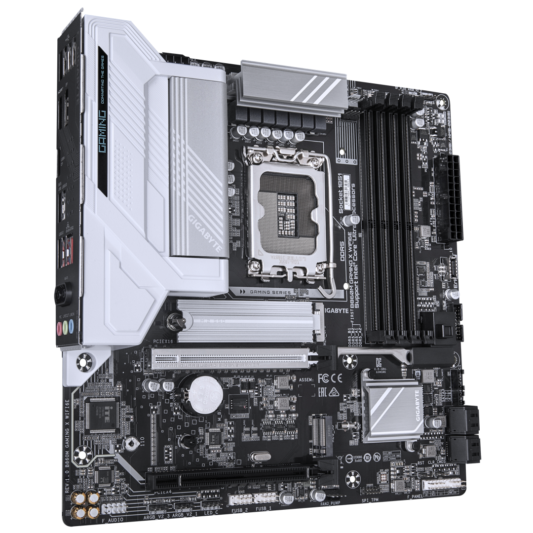 Placa de baza Gigabyte B860M GAMING X WIFI6E, Socket 1851, DDR5, Micro-ATX