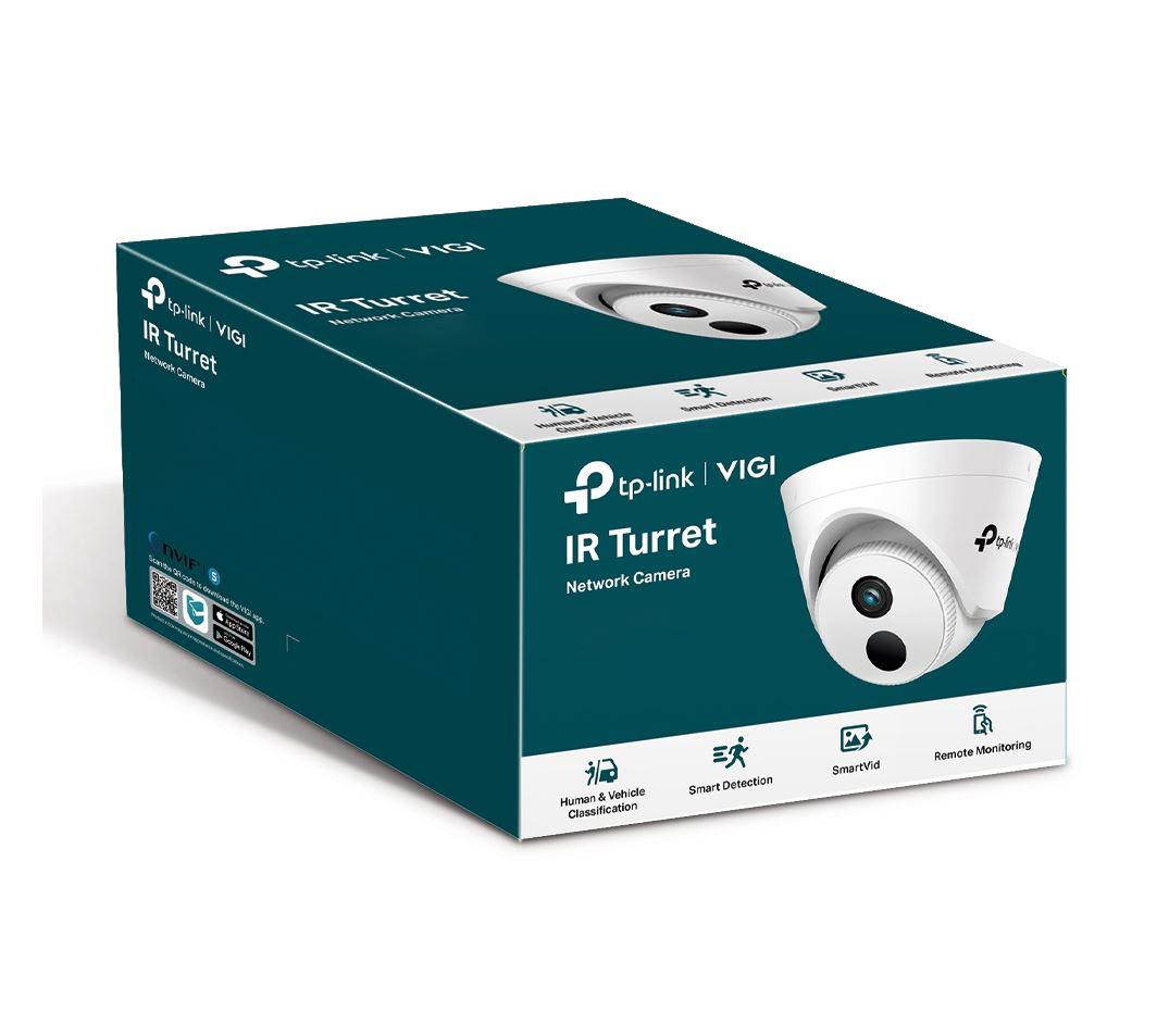 "TP-LINK VIGI 3MP Indoor Turret Network Camera,VIGI C430I(2.8mm), 1/2.8""Progressive Scan CMOS, obiectiv: 2.8mm, F2.2, unghi vizualizare Horizontal FOV: 97.8°, Vertical FOV: 52.9°, Diagonal FOV: 117.9°distanta IR: 30mm, interfata : 1 x RJ45 10/100M. "