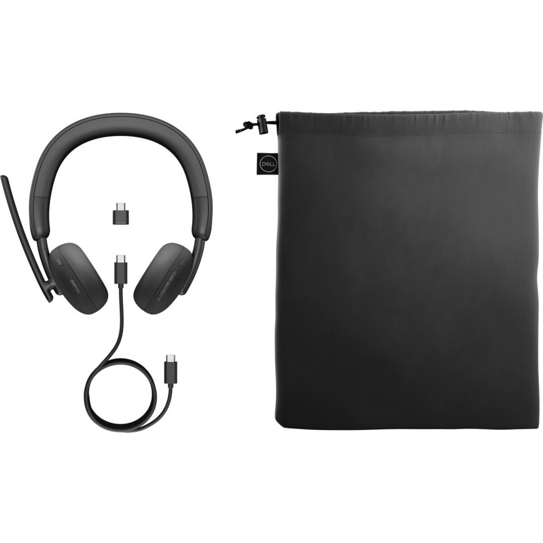 Casti Head-band DELL Pro Wireless Headset - WL3024, Wireless, Negru