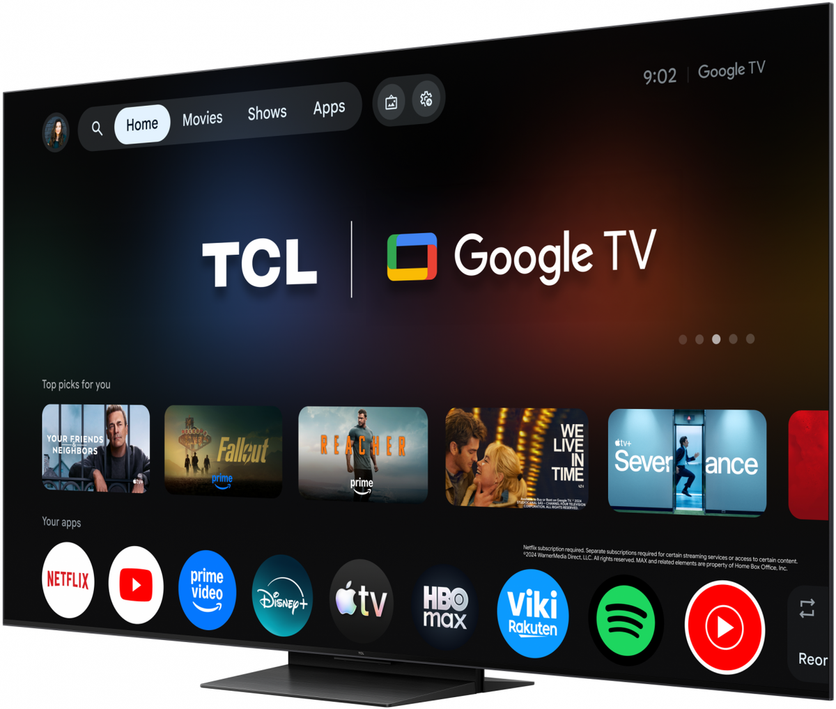 Televizor TCL RGB-MiniLed 65RM7L, 164 cm, Smart Google TV, 4K Ultra HD, 144Hz, Clasa E (Model 2026)
