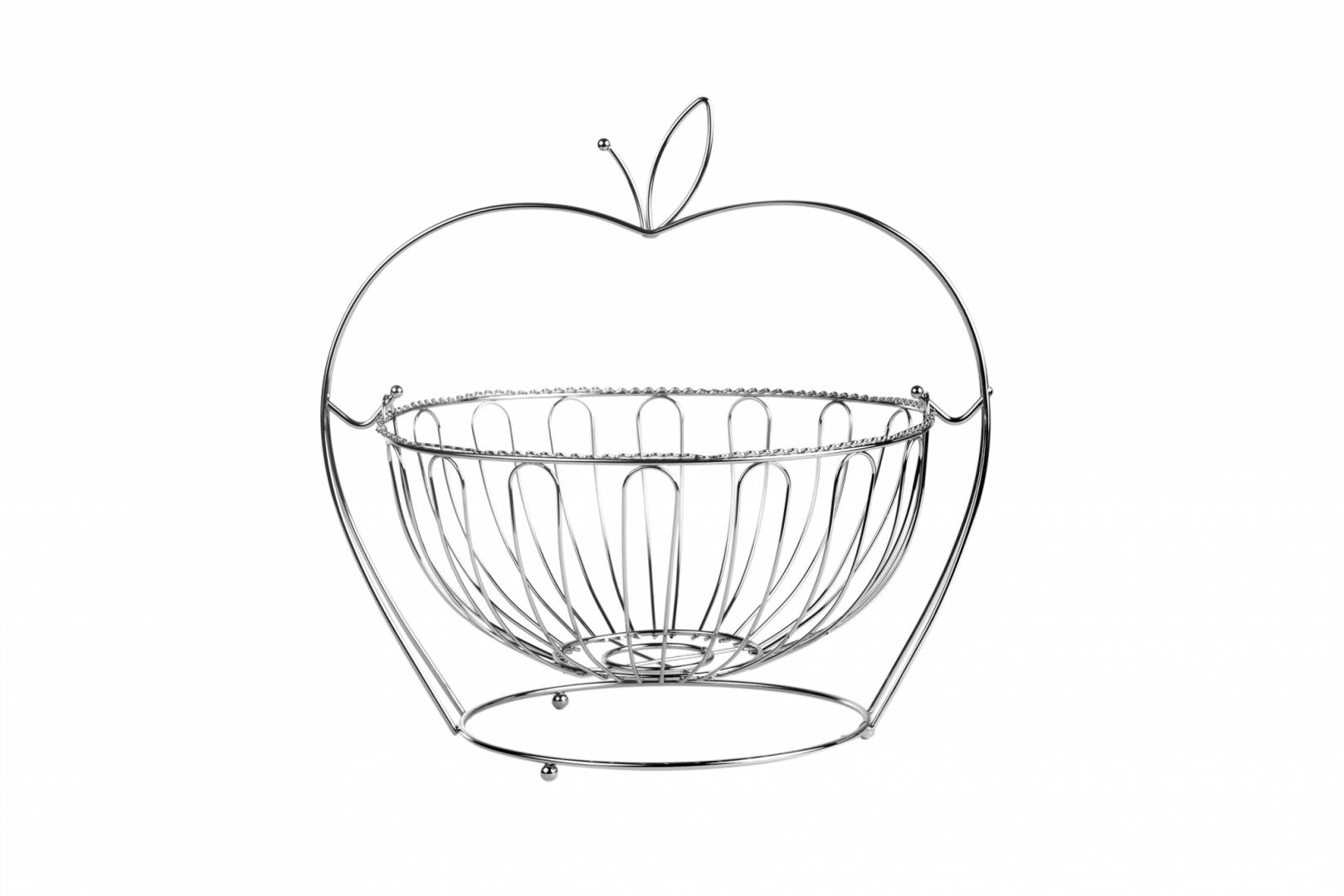COS FRUCTE METALIC CU STAND, 30x29 CM,VANORA HOME