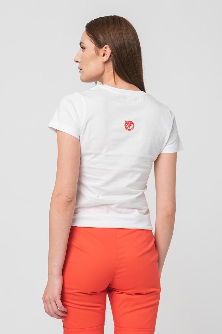TSHIRT CASUAL F DOAMNA CU... WHITE-L