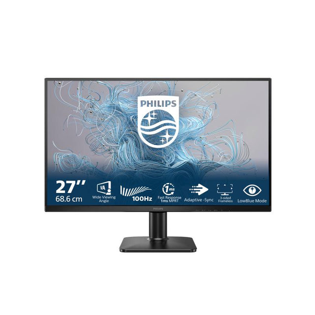 Monitor Consumer Philips 27E2N1100L/00, 27", 1920 x 1080 pixeli, Black, 3 ani Garantie