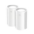 Router Mesh Cudy M11000, Wi-Fi 7,  Tri-band (2,4 GHz / 5 GHz / 6 GHz), alb, 116x116x202mm, set 2 buc.