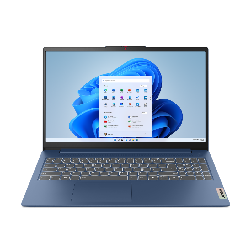 Laptop Consumer Lenovo IdeaPad Slim 3 15AMN8, cu procesor AMD Ryzen 5 40, 15.6'' TN, 8 GB LPDDR5, 512 GB, AMD Radeon 610M, Fara OS, 3 ani Garantie