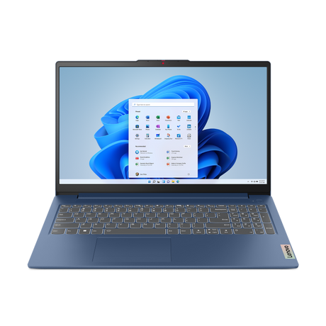 Laptop Consumer Lenovo IdeaPad Slim 3 15AMN8, cu procesor AMD Ryzen 5 40, 15.6'' TN, 8 GB LPDDR5, 512 GB, AMD Radeon 610M, Fara OS, 3 ani Garantie