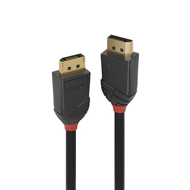 Cablu Lindy DisplayPort 2.1 54G, lungime 0.5m, Supported Bandwidth: 54Gbps, rezolutie maxima 16360 x 8640 (16K) @ 60Hz, 4:4:4, 10-bit, negru