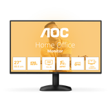 Monitor AOC 27" 27B31H, Diagonal (inch): 27, Diagonal (cm): 68, Aspect ratio: 16:9, Panel: IPS, Resolution: 1920x1080, Refresh Rate: 120Hz, Response time GtG: 4ms, Response time MPRT: 1ms, Brightness (max): 300 cd/m², Contrast (static) : 1500:1, Contrast (dynamic): 20M:1, Viewing angle: 178/178