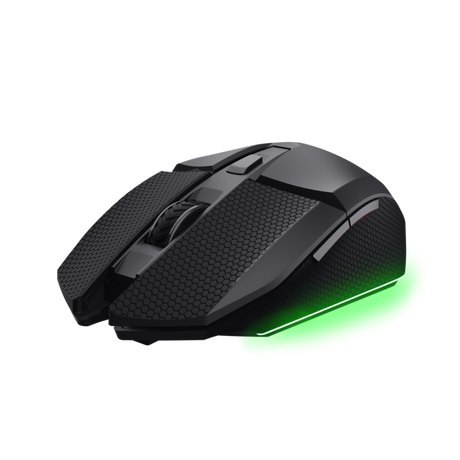 Mouse wireless Trust GXT 122 Felox, optic, rezolutie maxima 10000 dpi, 7 butoane, negru