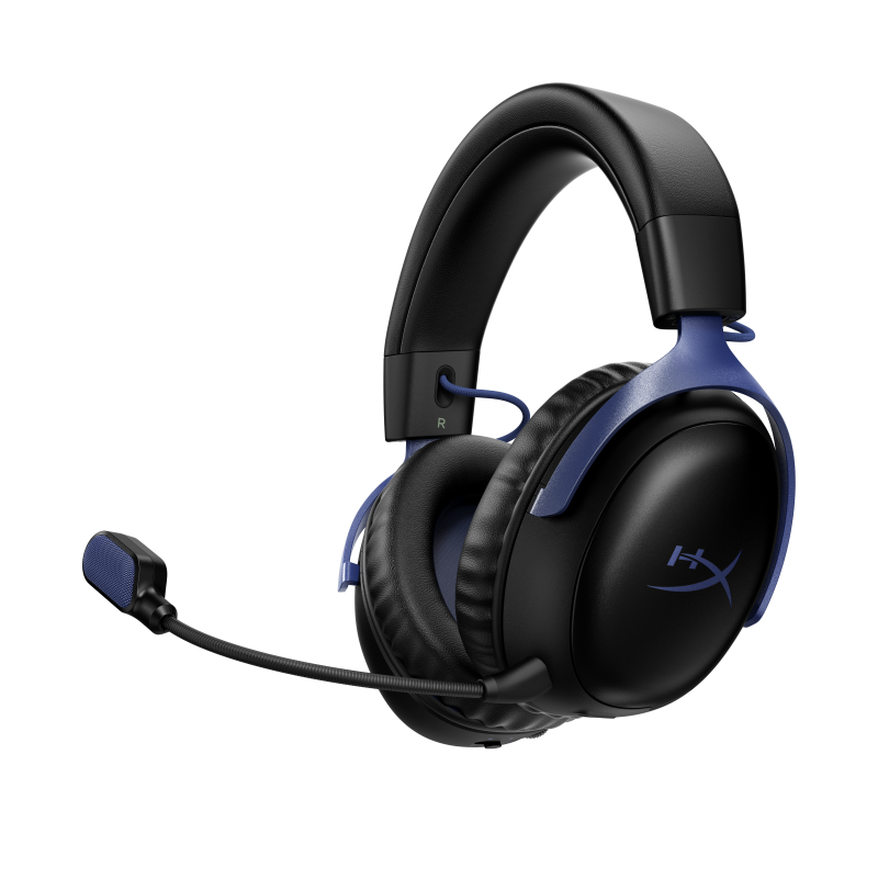 Casti Gaming Over-ear HyperX Cloud III S WL BK BLU, Wireless, Mov