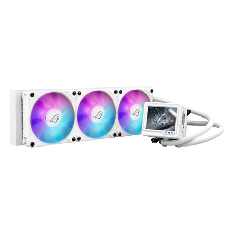 Cooler Procesor ASUS ROG RYUJIN III 360 ARGB EXTREME WHT, Lichid, 12 cm, 3 ventilatoare, aRGB