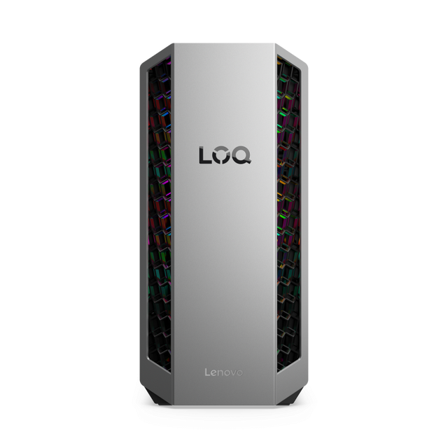 Desktop Gaming Lenovo LOQ Tower 26ADR10 cu procesor AMD Ryzen 7 8745HX pana la 5.1 GHz, 16 GB DDR5, 1TB SSD, RTX 5050, Fara OS, Black, 2 ani Garantie