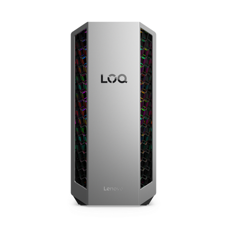 Desktop Gaming Lenovo LOQ Tower 26ADR10 cu procesor AMD Ryzen 7 8745HX pana la 5.1 GHz, 16GB DDR5, 512GB SSD, NVIDIA GeForce RTX 5060, Fara OS, Black, 2 ani garantie