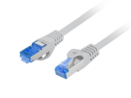 Patch cord Cat.6A S/FTP LSZH CCA 15 m gri, Fluke Passed