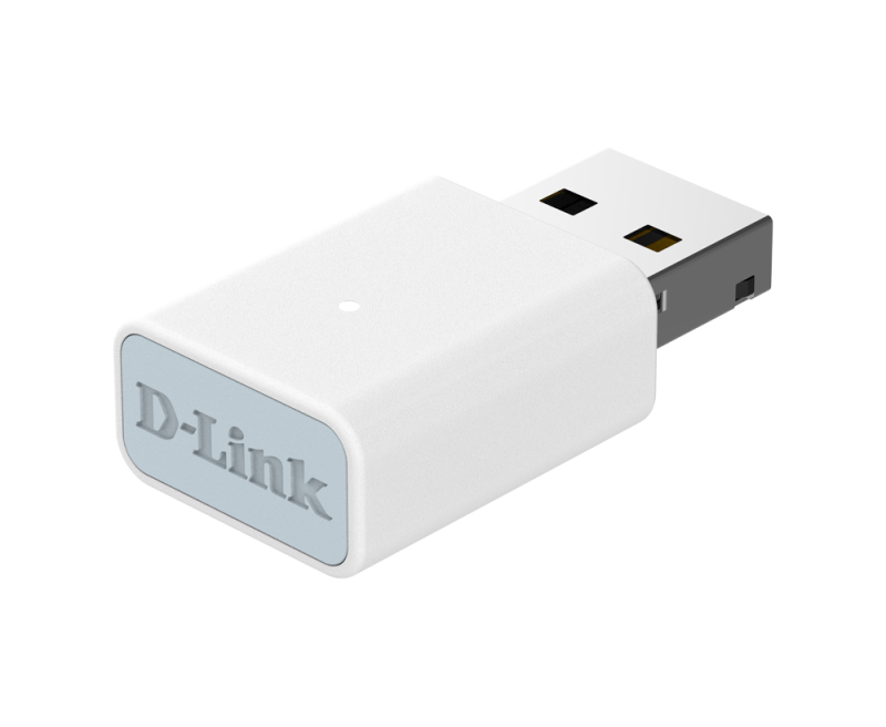 Adaptor Wireless DLink AC13U, USB 2.0, IEEE 802.11ac/n/g/b, rata de transfer 2.4 GHz: 400 Mbps, 5 GHz: 867 Mbps