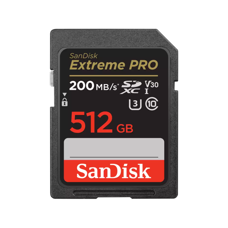 Card de memorie SanDisk Extreme PRO SDXC, 512 GB, Clasa 10