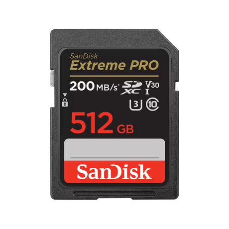 Card de memorie SanDisk Extreme PRO SDXC, 512 GB, Clasa 10