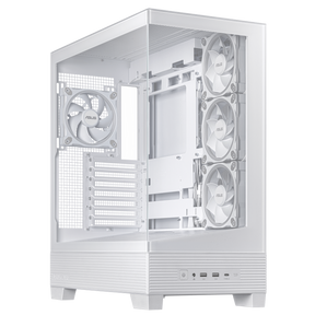 Carcasa ASUS A31 Plus TG ARGB, Mid Tower, White