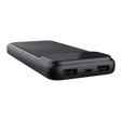 Baterie externa Trust Avala, capacitate 10.000mAh, 3 porturi, timp reincarcare 6 ore, negru