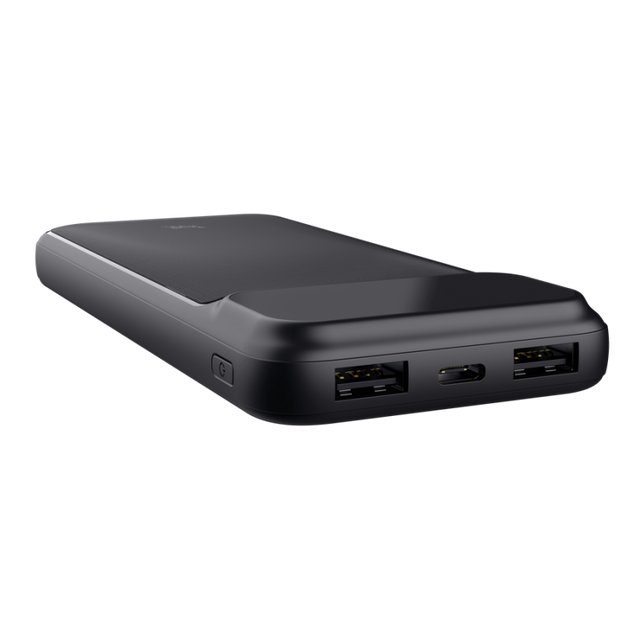 Baterie externa Trust Avala, capacitate 10.000mAh, 3 porturi, timp reincarcare 6 ore, negru