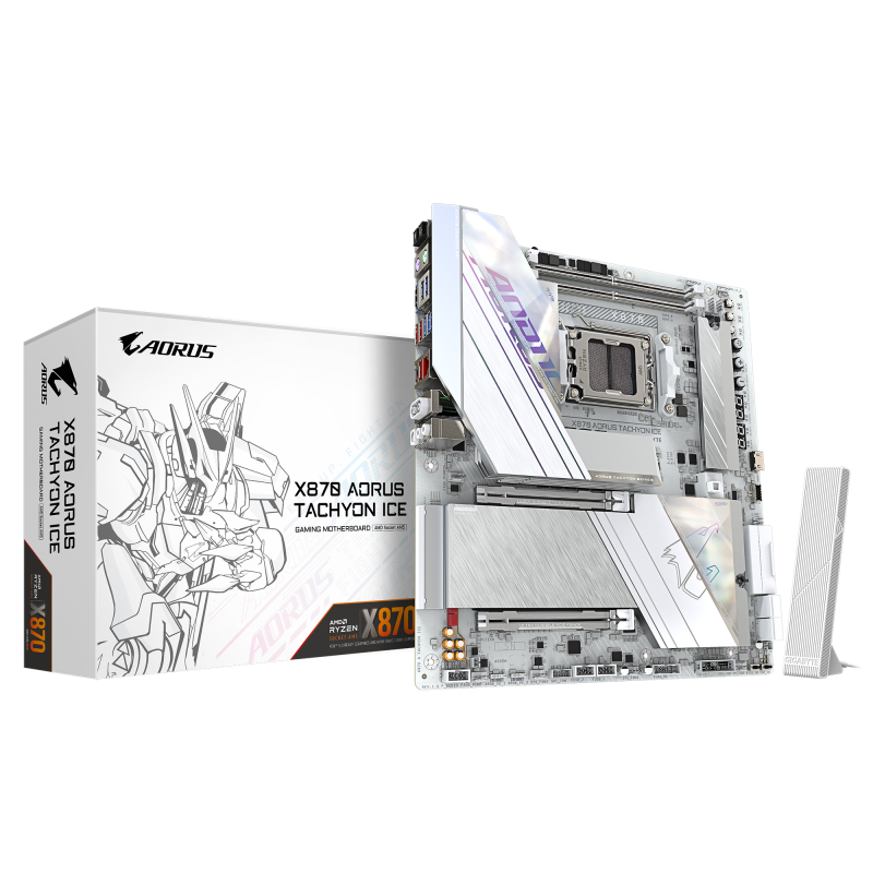 Placa de baza Gigabyte X870 AORUS TACHYON ICE, Socket AM5, DDR5, ATX
