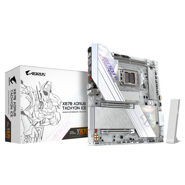 Placa de baza Gigabyte X870 AORUS TACHYON ICE, Socket AM5, DDR5, ATX