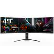Monitor Consumer GIGABYTE CO49DQ, 49", 5120 x 1440 pixeli, Black, 3 ani Garantie