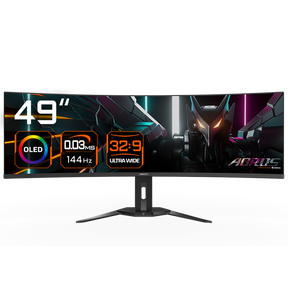 Monitor Consumer GIGABYTE CO49DQ, 49", 5120 x 1440 pixeli, Black, 3 ani Garantie