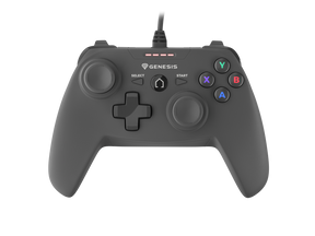 Controller cu fir Genesis Mangan P58, interfata USB, numar butoane 12, lungime cablu 180 cm, compatibilitate PC, PS3, negru