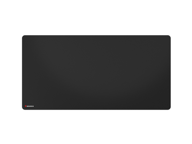 Mousepad Genesis CARBON 500 HYPER LOGO, material cauciuc + material textil, dimensiuni 1200 x 600 x 2.5 mm, negru