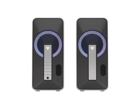 Sistem audio Genesis HELIUM 100BT 2.0, putere maxima RMS 10 W, iluminare RGB, material ABS, metal, conectivitate mini jack, bluetooth 5.0, negru