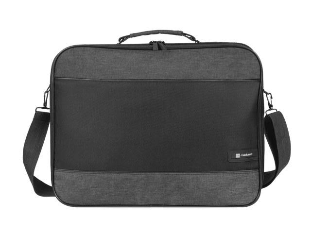 Geanta laptop Natec Impala 2, compatibilitate dimensiune laptop 15.6", 2 compartimente, material Polyester 600D, negru