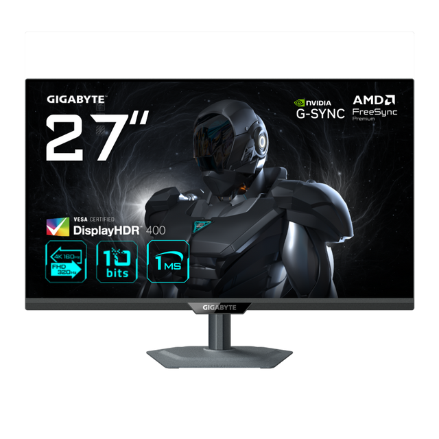 Monitor Gaming Gigabyte G27U, 27", 3840 x 2160 pixeli, Black, 2 ani Garantie