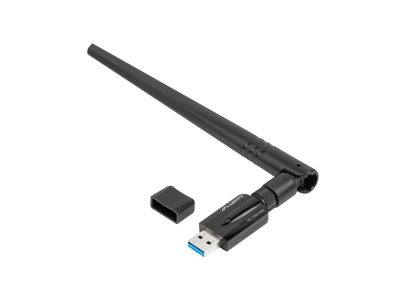 Adaptor USB placă rețea wireless  NC-1200-WIE AC1200 dual-band, 1x internă + 1x externă (ant.)