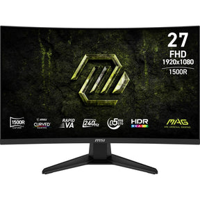 Monitor Gaming MSI MAG 275CF X24, 27", 1920 x 1080 pixeli, Black, 2 ani Garantie