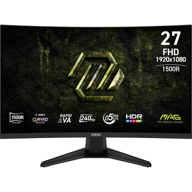 Monitor Gaming MSI MAG 275CF X24, 27", 1920 x 1080 pixeli, Black, 2 ani Garantie