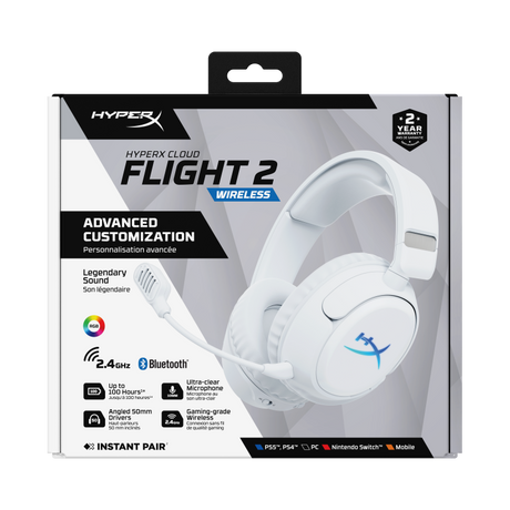 HyperX Cloud Flight 2 WL WHT GAM HS